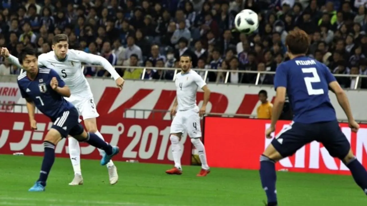 ژاپن در یک بازی دوستانه اروگوئه را شکست داد