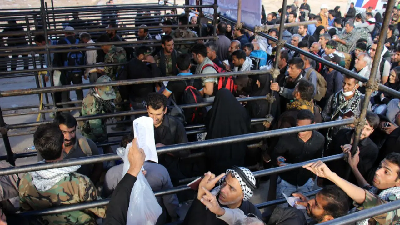 خروج 17 هزار زائر اربعین حسینی از مرز چذابه