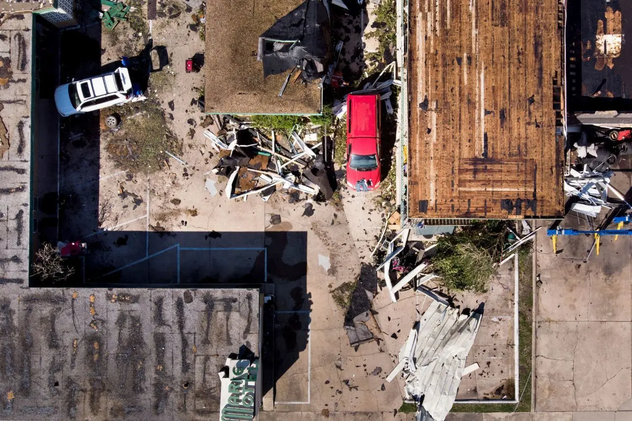 خسارت‌های طوفان مایکل در آمریکا