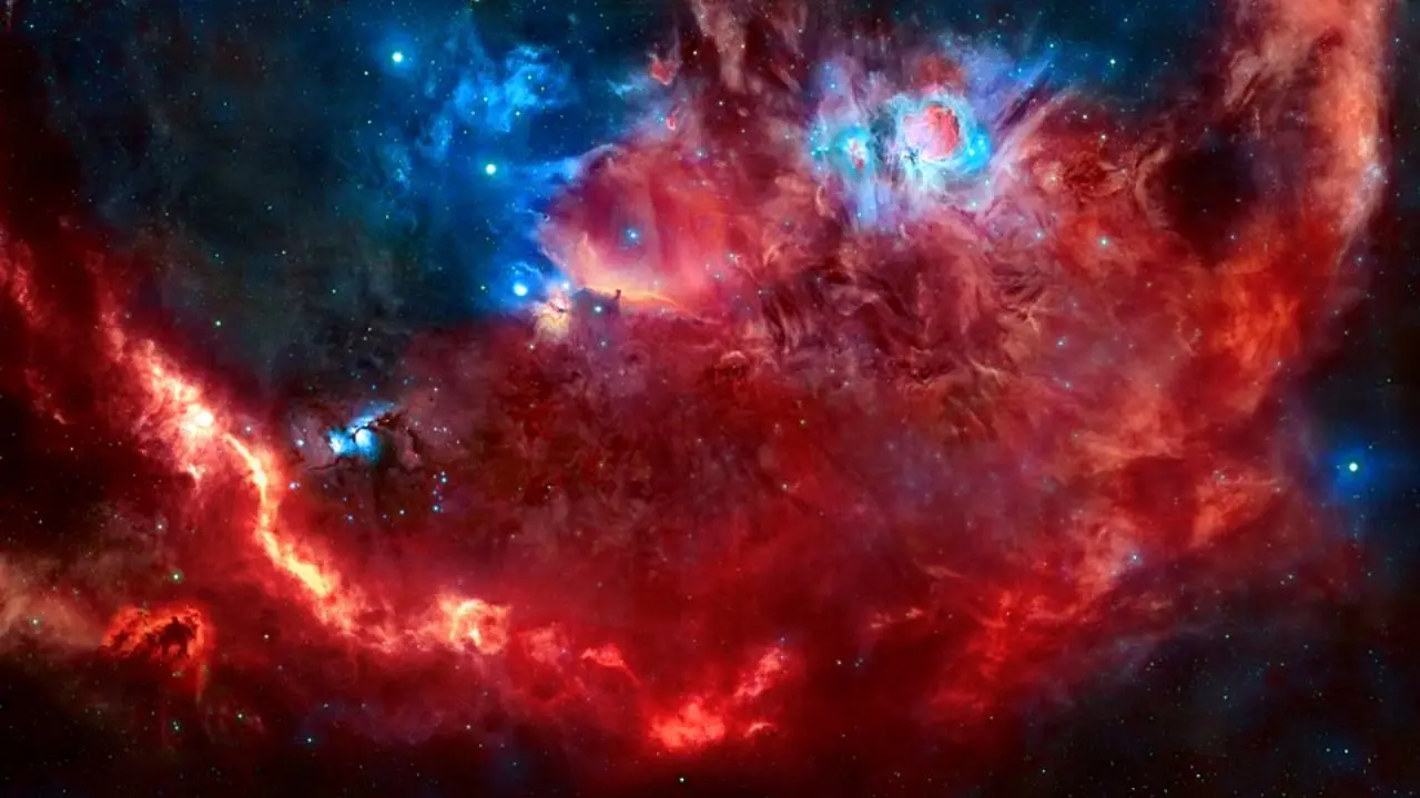 عکس روز ناسا، سرخ و آبی شدن سحابی اریون