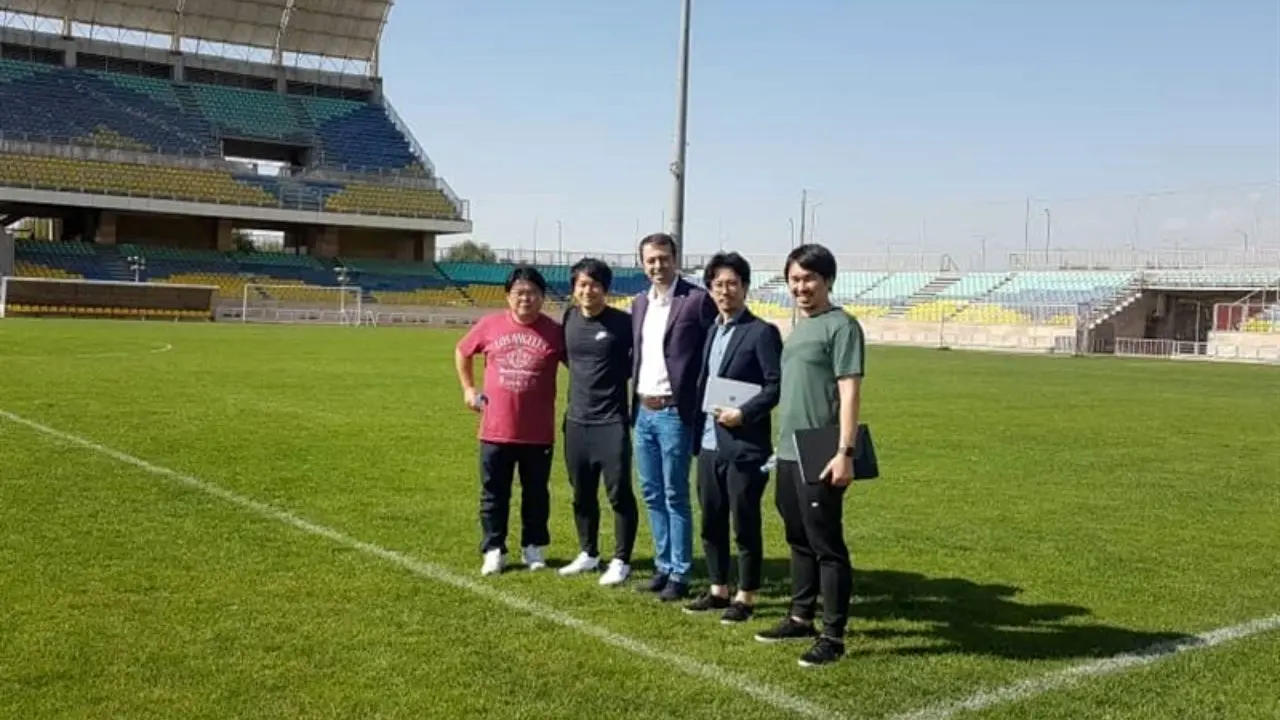 حضور نمایندگان کاشیما آنتلرز در ورزشگاه شهید کاظمی