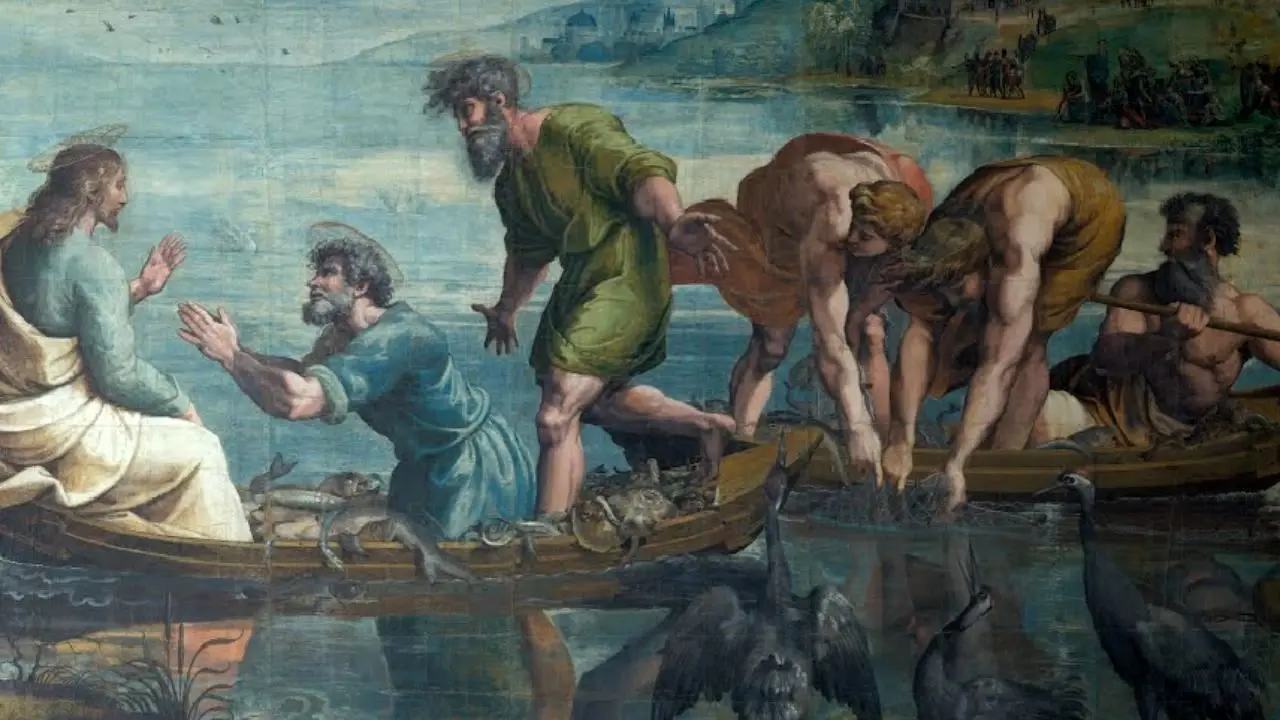 هنر روز، مسیح در قایق ماهی‌گیری