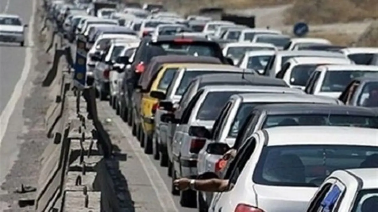 ترافیک سنگین در محور تهران - قم
