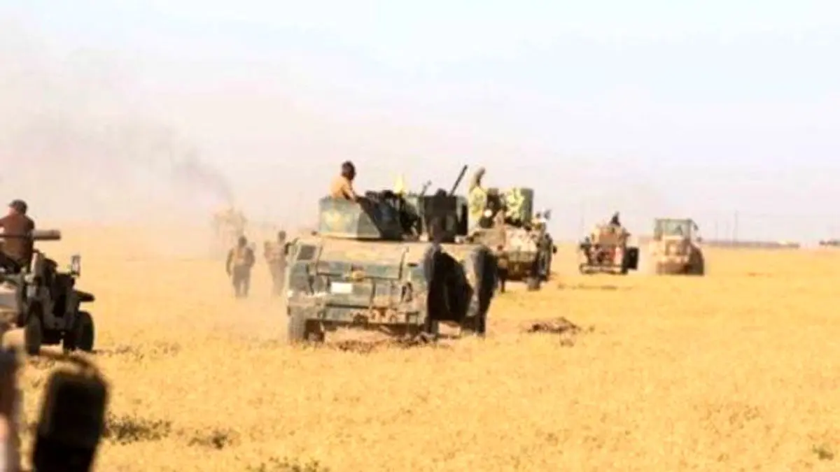 حمله شبه نظامیان عراقی حشد شعبی به مواضع داعش در سوریه