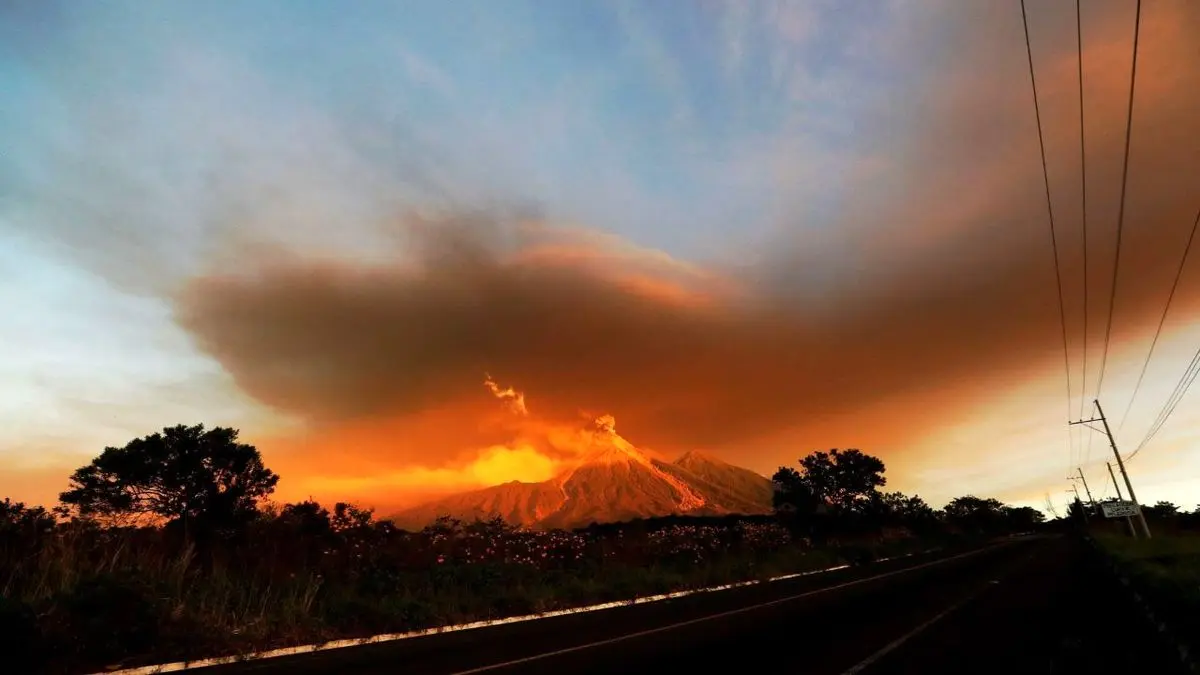 فوران آتشفشان در گواتمالا+عکس