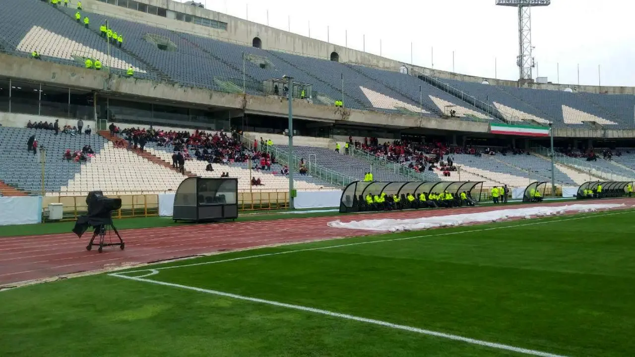 حضور 1000 هوادار پرسپولیس در ورزشگاه آزادی
