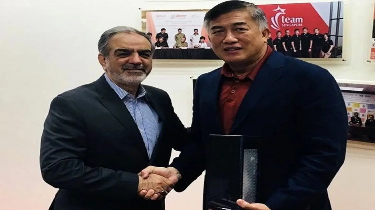 ایران و سنگاپور بر گسترش همکاری ها و روابط ورزشی تاکید کردند