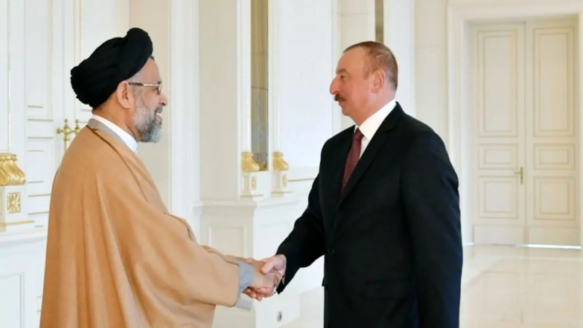 وزیر اطلاعات ایران با رئیس جمهوری آذربایجان دیدار کرد