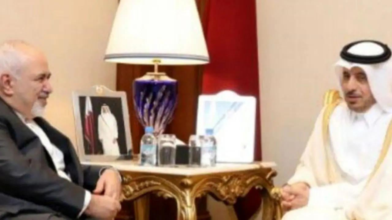 در دیدار ظریف و نخست‌وزیر قطر چه گذشت؟