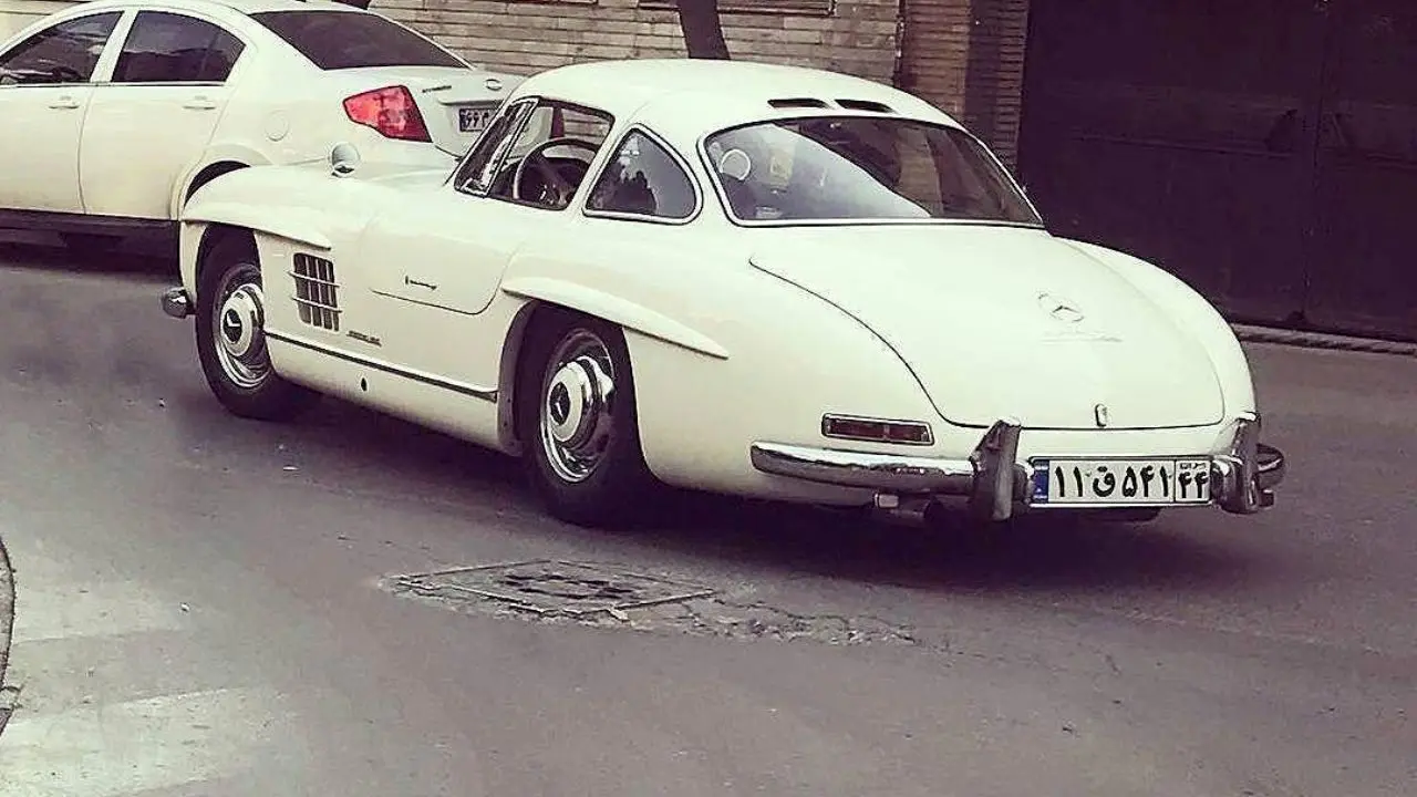 گران قیمت ترین خودرو کلاسیک دنیا در خیابان های تهران +عکس