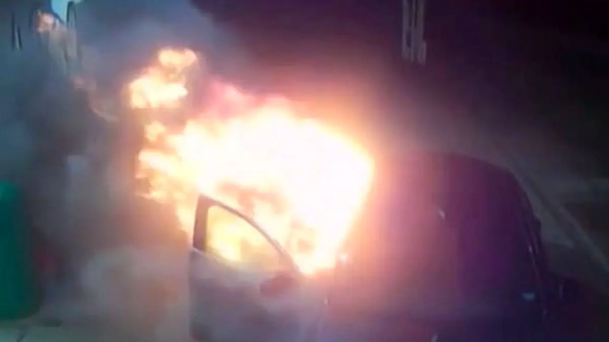 آتش‌زدن خورو در پمپ بنزین+ویدئو