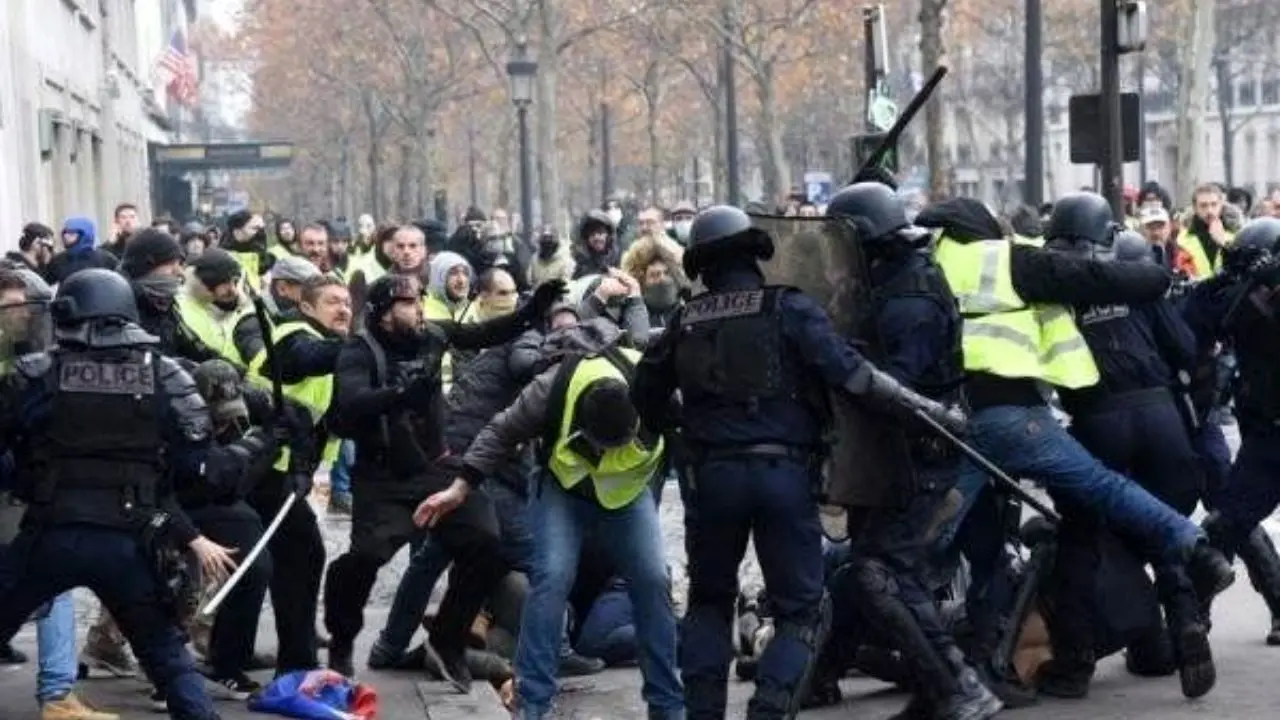 بازداشت 50 معترض جلیقه‌زرد در بلژیک