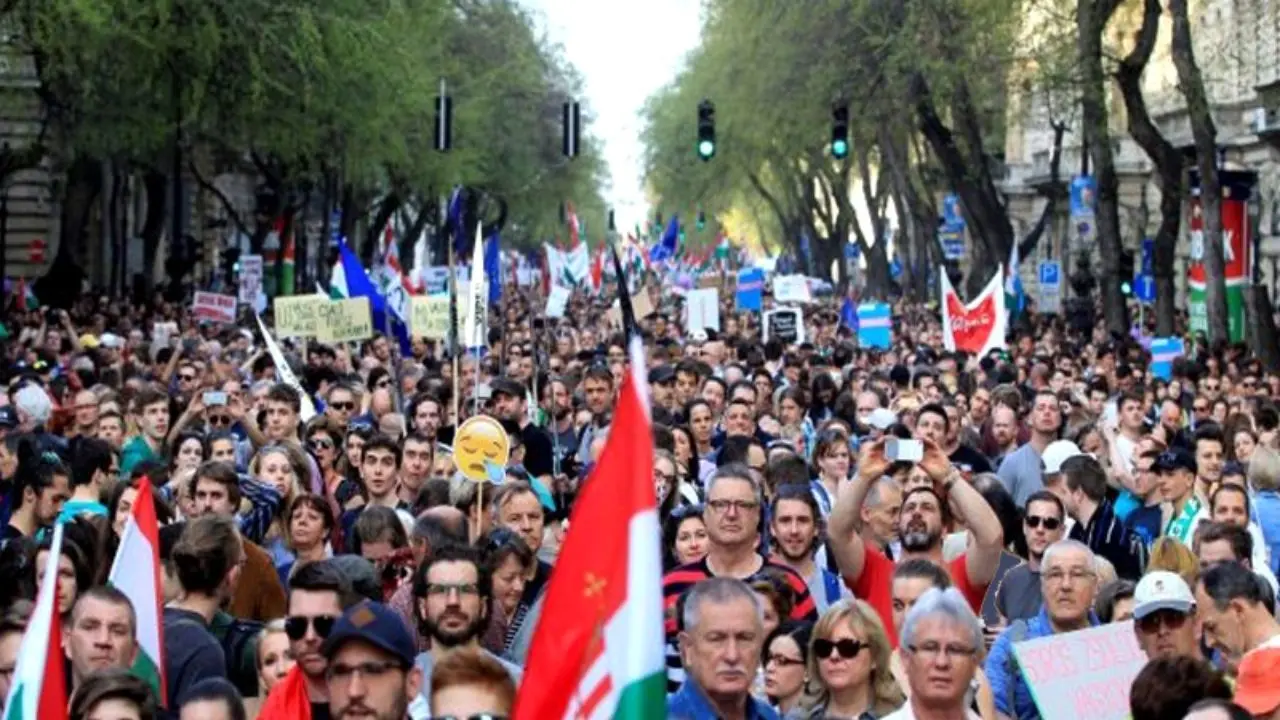 شدت گرفتن ناآرامی‌ها در مجارستان