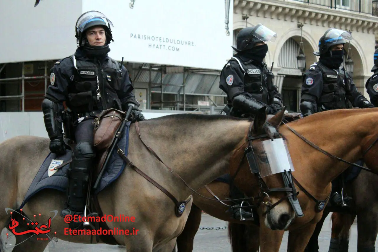 گزارش تصویری از ادامه اعتراض‌ جلیقه‌زردها در فرانسه
