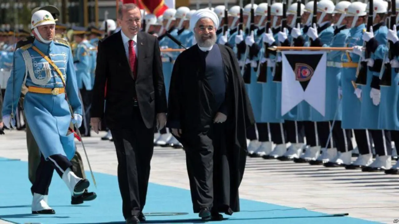 استقبال رسمی رئیس‌جمهوری ترکیه از روحانی