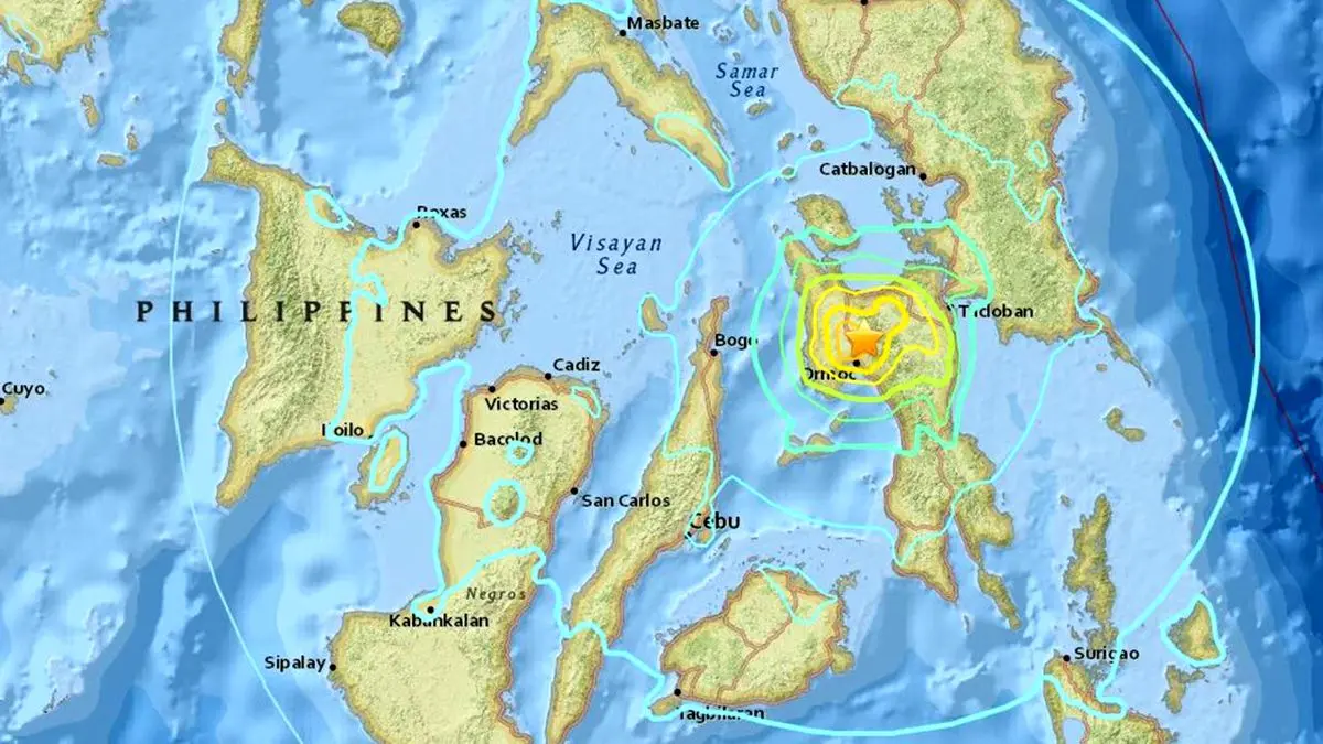 زلزله‌ای 7/2 ریشتری جنوب فیلیپین را به لرزه درآورد