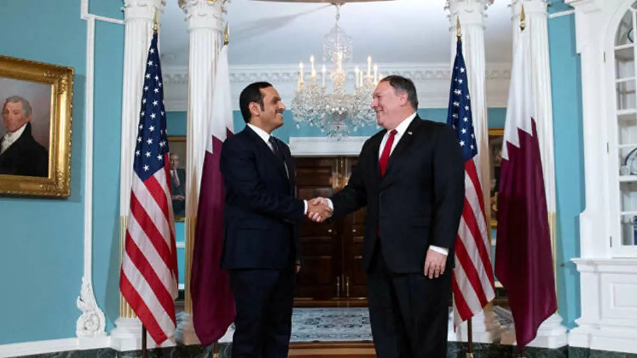رایزنی تلفنی وزرای خارجه آمریکا و قطر درباره صلح افغانستان