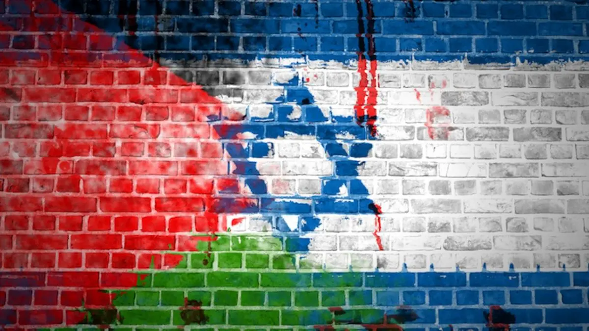 لگدمال شدن پرچم رژیم صهیونیستی توسط مقام اردنی + عکس