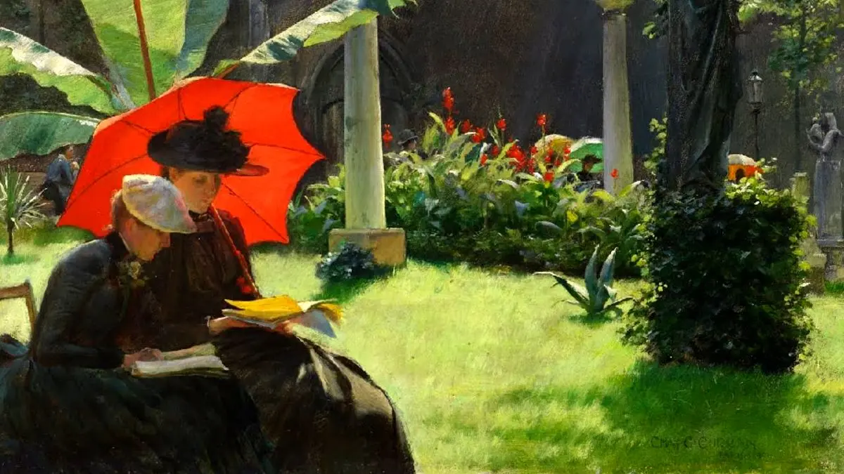 هنر روز، بعد از ظهر در باغ
