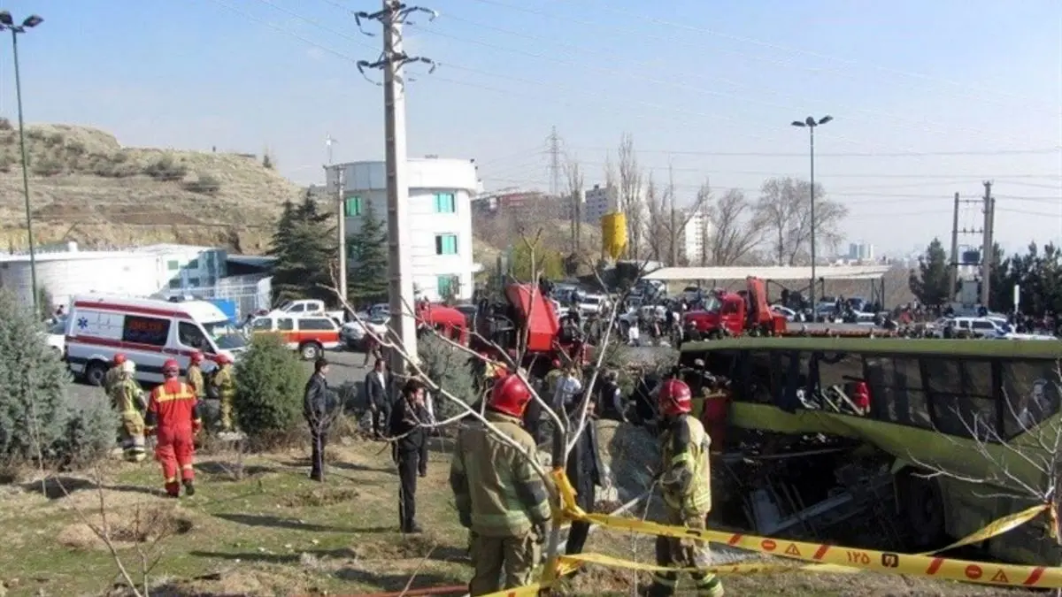 اسامی فوتی‌های حادثه واژگونی اتوبوس دانشگاه آزاد اعلام شد