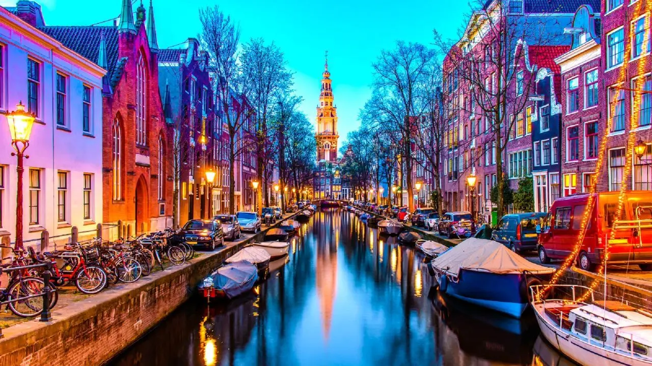 تصویر هوایی زیبا از آمستردام + عکس