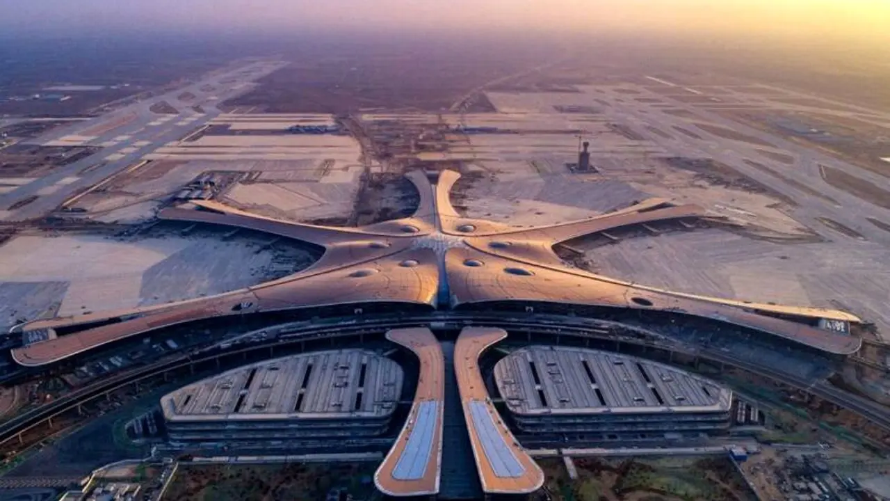 بزرگترین فرودگاه جهان در چین + تصاویر