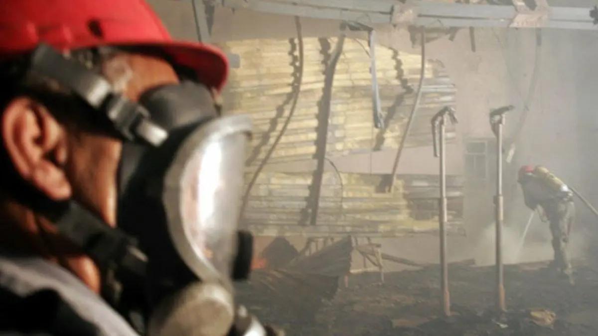 آتش‌سوزی یک کارگاه مبل‌سازی در شرق تهران