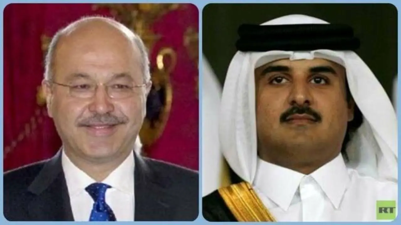 رئیس جمهوری عراق به قطر سفر کرد