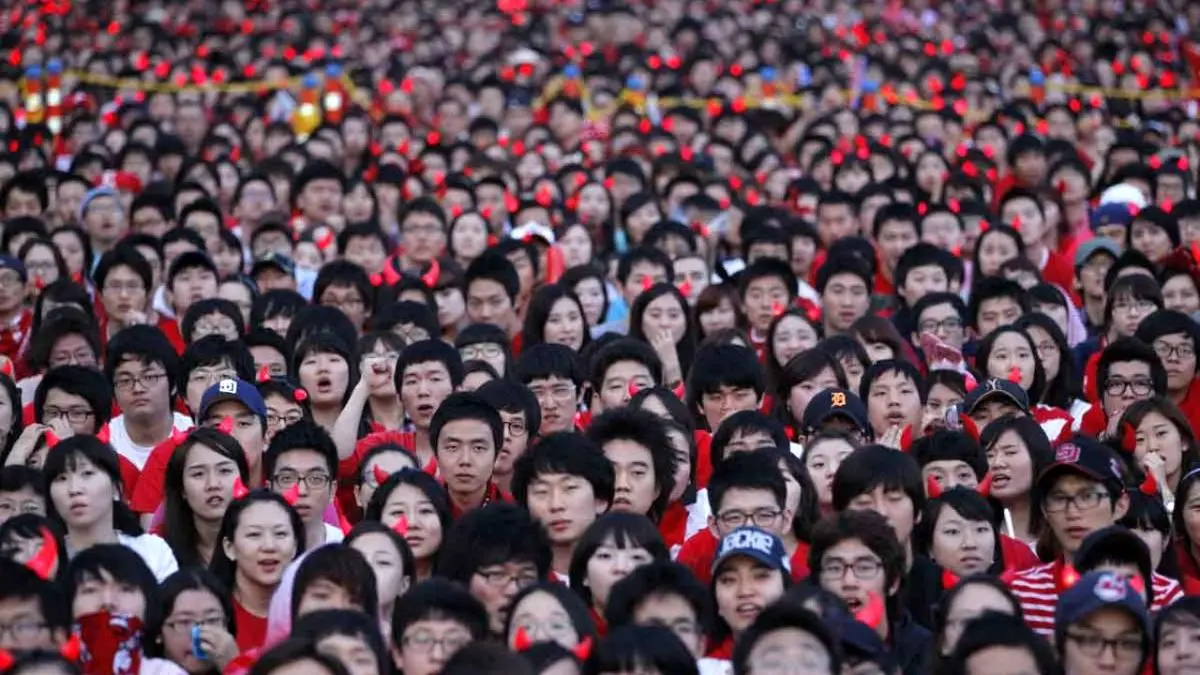 کاهش غیرقابل توقف جمعیت کشور چین