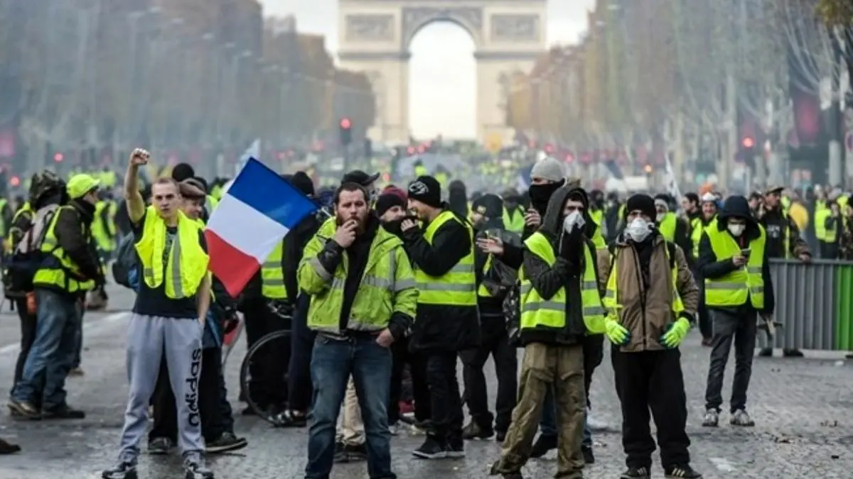 شرکت‌های بزرگ فرانسوی 60 میلیون یورویی از تظاهرات جلیقه‌زردها خسارت دیده‌اند