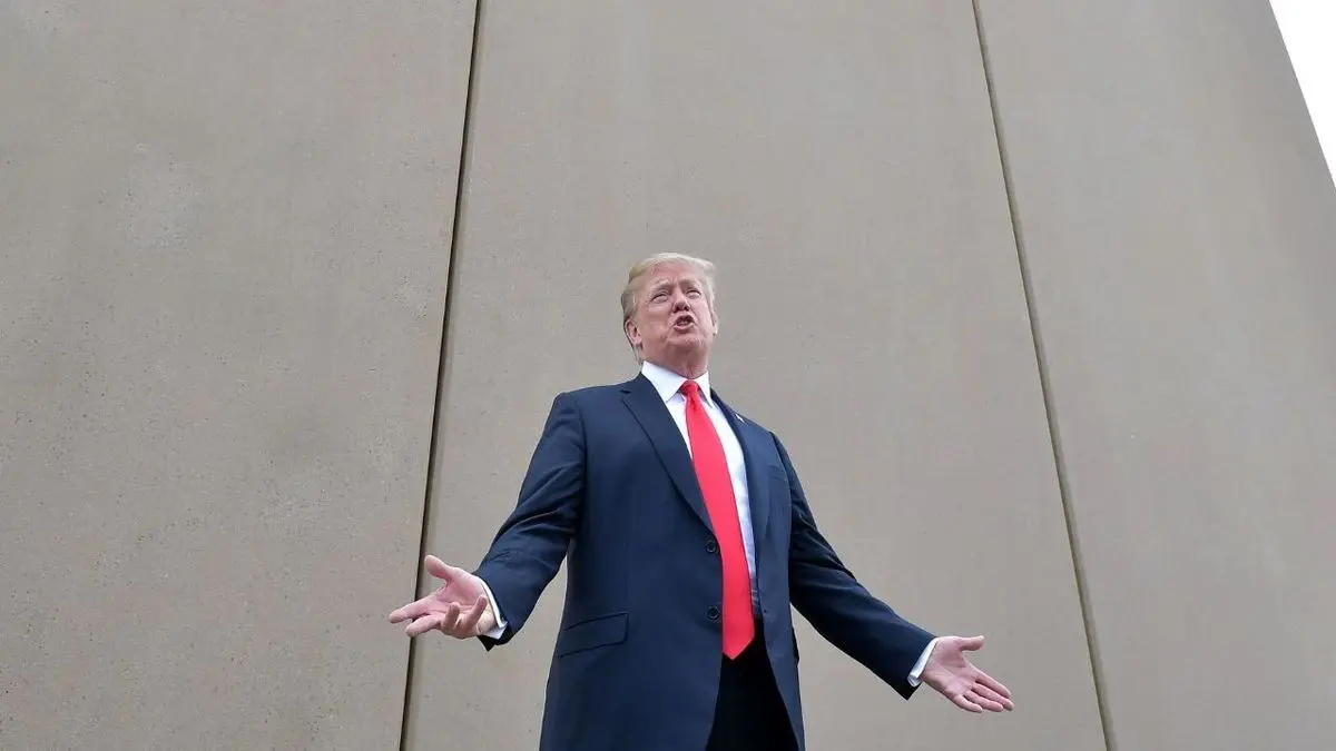 ترامپ دیوار مرزی را احداث می‌کند