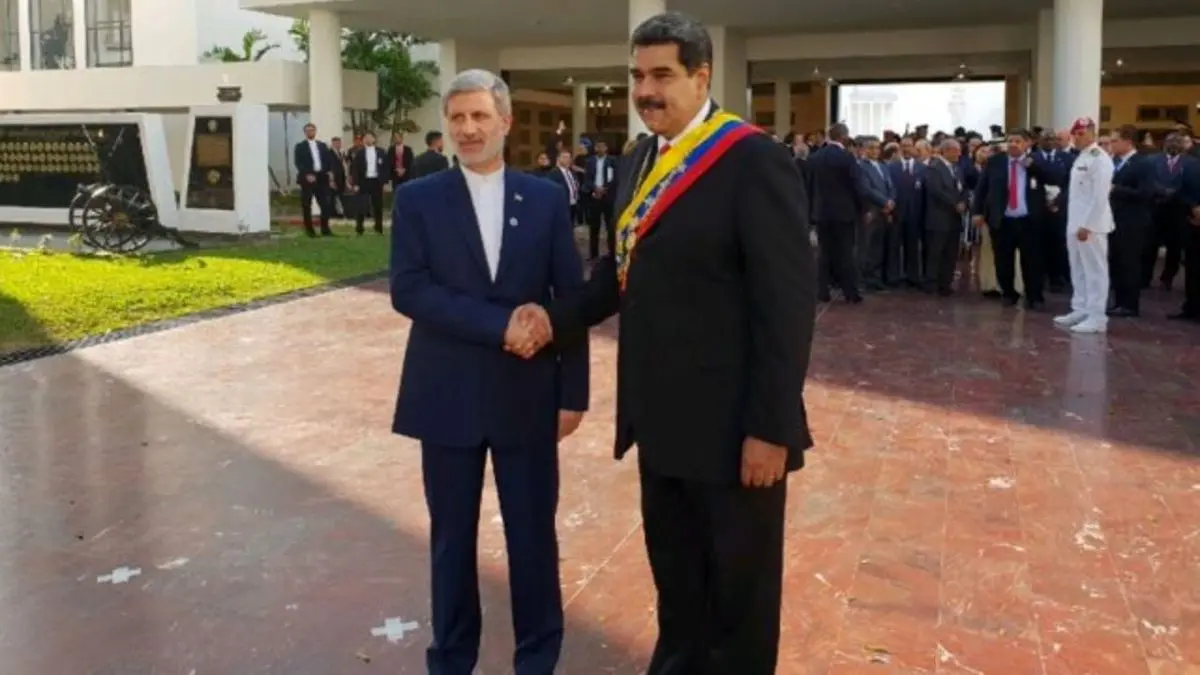 وزیر دفاع در مراسم تحلیف رئیس‌جمهور ونزوئلا شرکت کرد