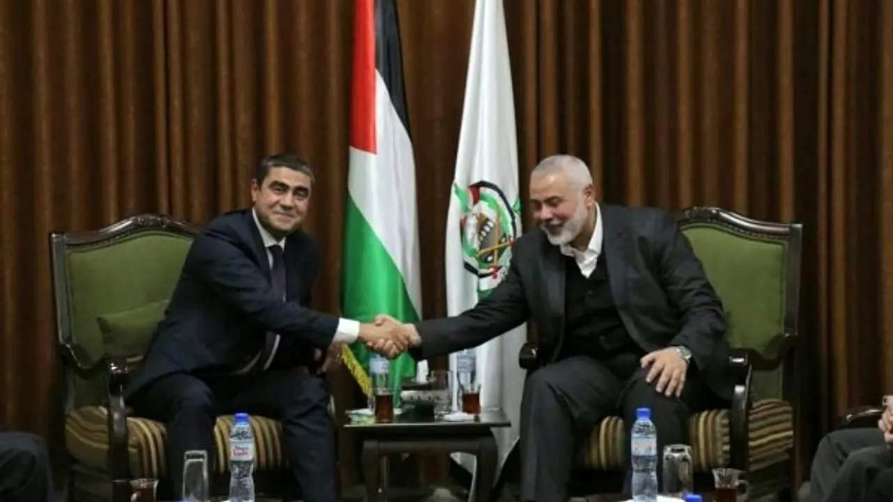 هیأت بلندپایه مصری با «اسماعیل هنیه» در غزه دیدار کرد