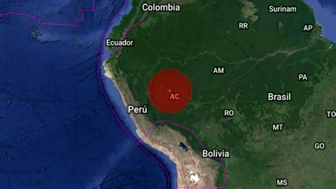زمین لرزه 6/8 ریشتری غرب برزیل را لرزاند
