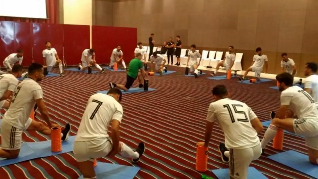 تمرین سبک ملی‌پوشان در هتل قبل از دیدار با یمن+ تصاویر