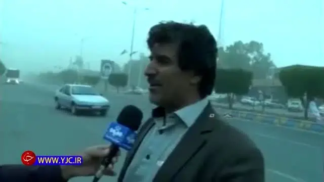 طوفان شن در کرمان + ویدئو