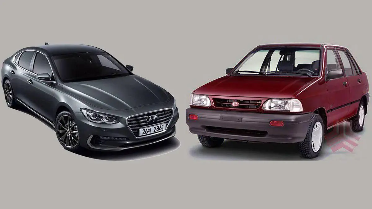 هیوندای آزرا گرانترین و پراید ارزانترین خودروی تولید داخل است