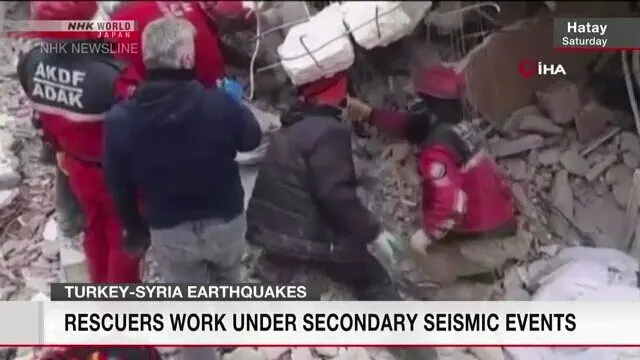 جان امدادگران در مناطق زلزله‌زده ترکیه در خطر است