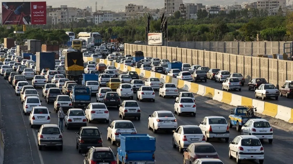 آزادراه،حدفاصل،–،تهران،گزارش،قزوين