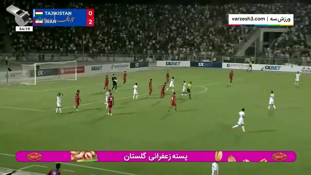ببینید | خلاصه بازی ایران ۲ - تاجیکستان ۲