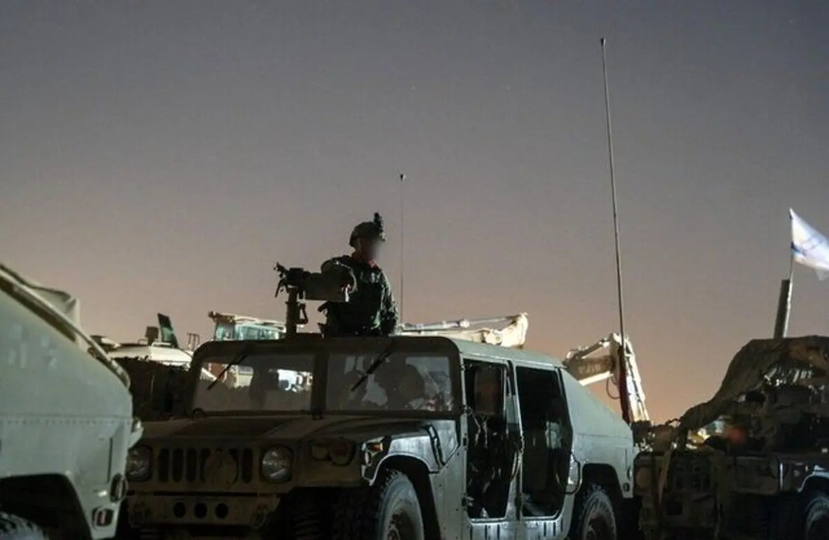 ورود کاروان نظامی اسرائیل به خاک سوریه