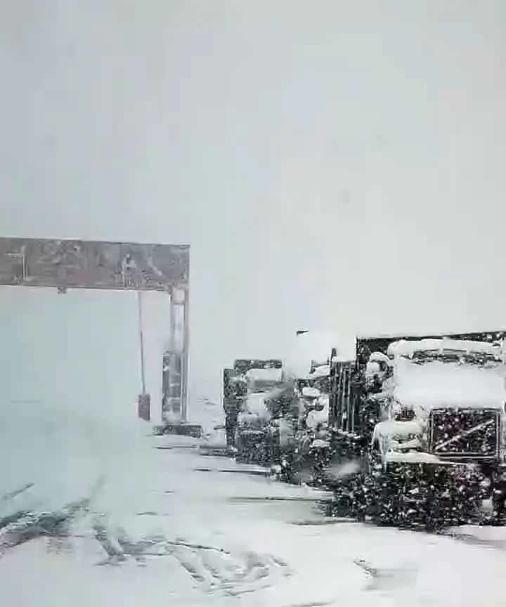  ببینید| شدت بارش برف در معدن مس سونگون آذربایجان‌شرقی