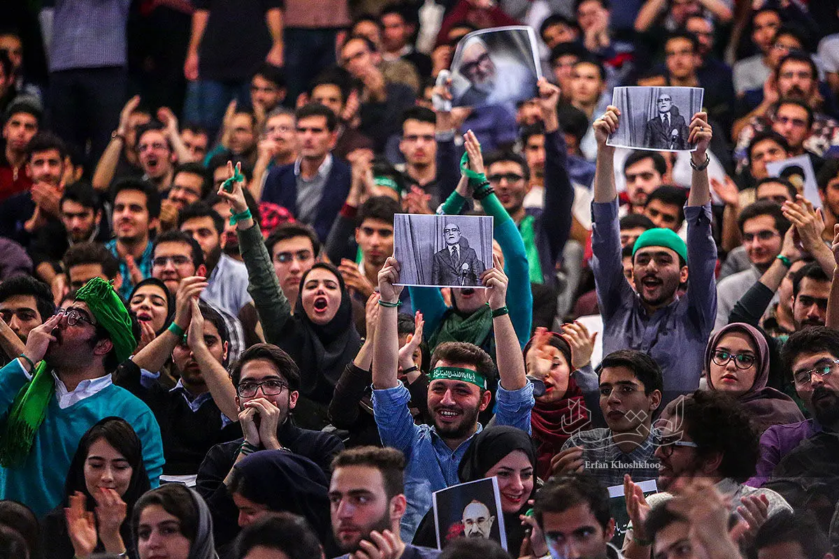 مراسم بزرگداشت روز دانشجو در دانشگاه تهران