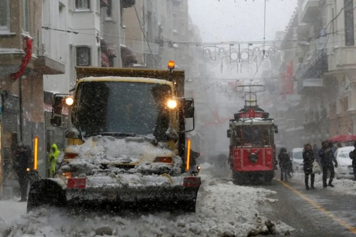 برف در استانبول