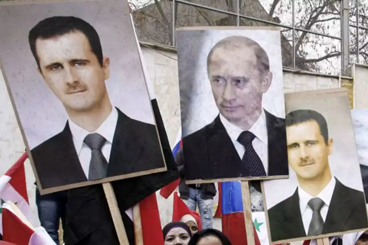 دیدار روسای جمهور روسیه و سوریه در شهر سوچی روسیه