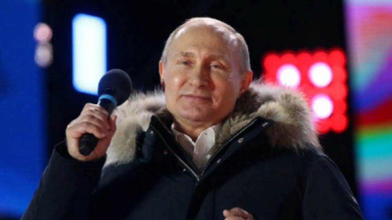 پوتین در سخنرانی پیروزی خود روس‌ها را به وحدت فراخواند