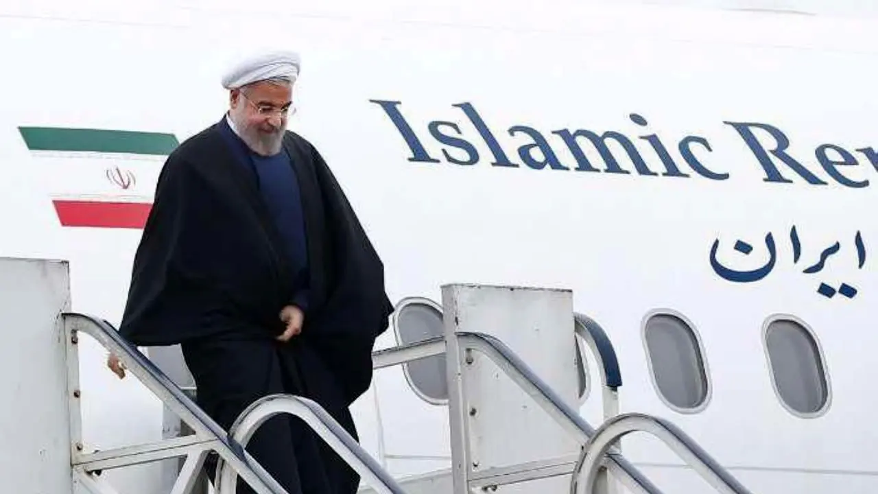 رئیس‌جمهوری به منظور بازدید از مناطق زلزله‌زده وارد کرمانشاه شد