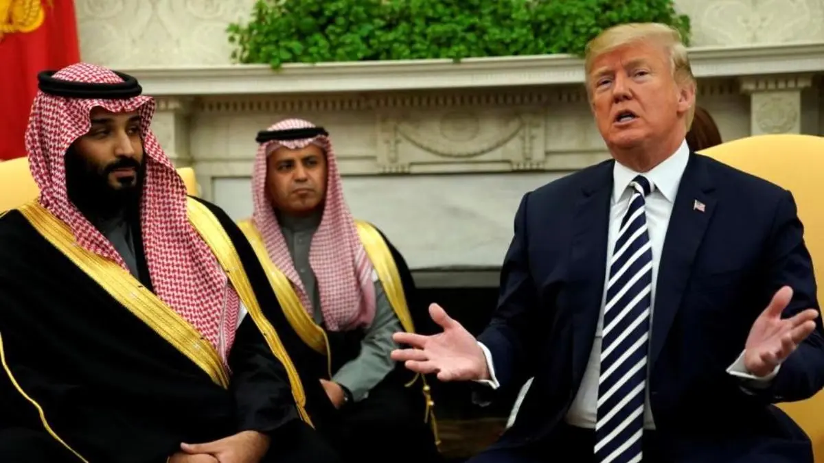 گزافه‌گویی ترامپ علیه ایران در دیدار با ولیعهد سعودی