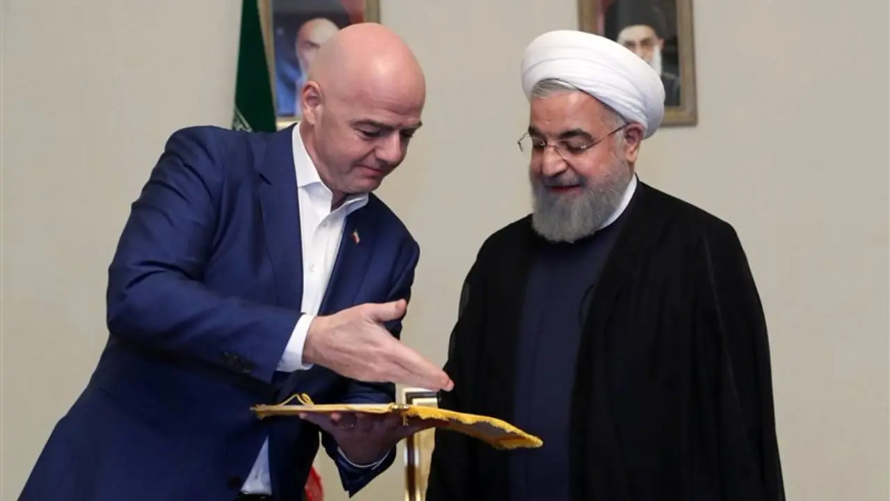 دعوت رسمی فیفا از حسن روحانی برای حضور در جام جهانی