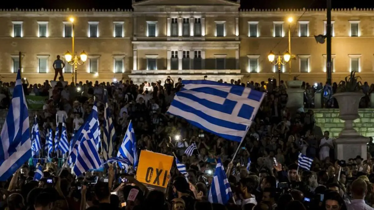 مخالفت مردم یونان با خوی استکباری آمریکا